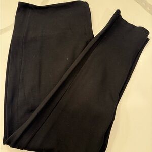 Molly & Isadora. Flat Front Black Trouser. 3x. Viscose Blend. Ankle Length.